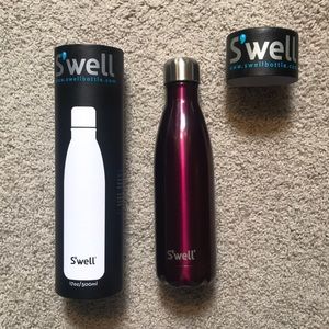 S’well water bottle Sangria glitter collection NWT
